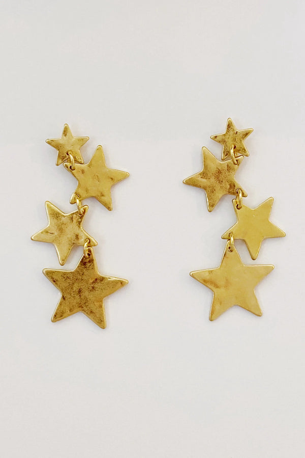 Zeamsil | Thousands of Stars Earrings: Gold