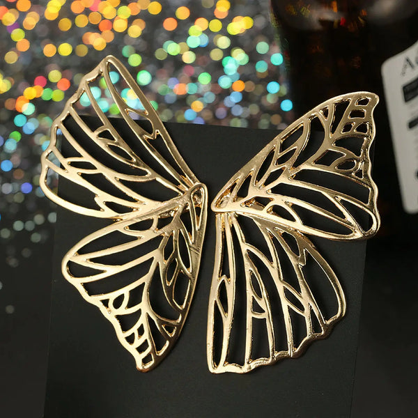 Zeamsil | Butterfly -Gold Earrings