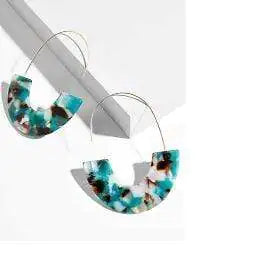 Zeamsil | Macarena -Green Earrings