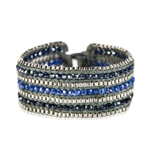 Zeamsil | Looped Bracelet: Sapphire