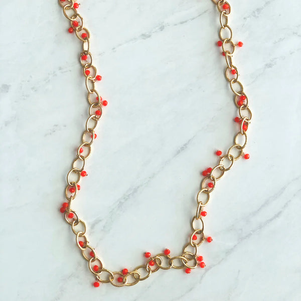 Zeamsil | Chain Droplets Necklace