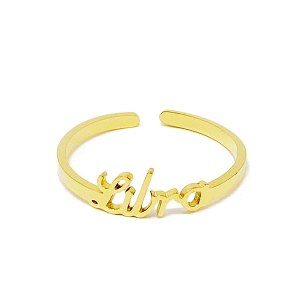 Zeamsil | Scripted Zodiac Ring