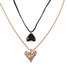 Zeamsil | Spade & Heart Necklace Set