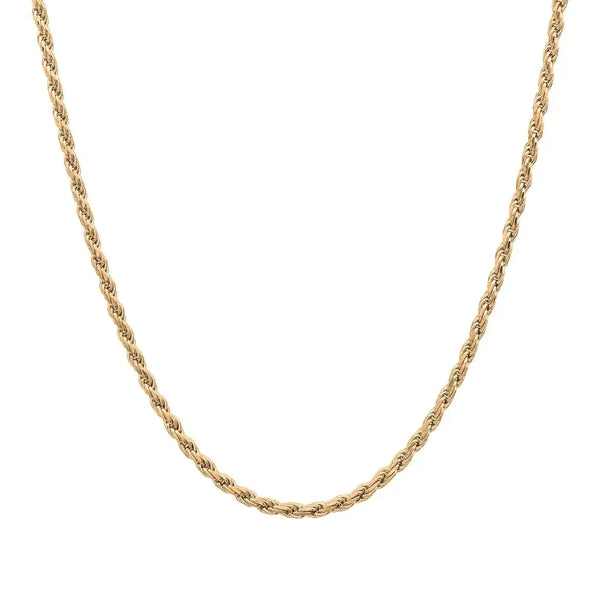 Zeamsil | 18K Over Sterling Silver 925 Rope Chain