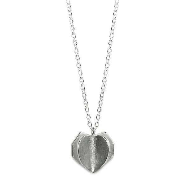 Zeamsil | Sterling Silver Double Heart Necklace