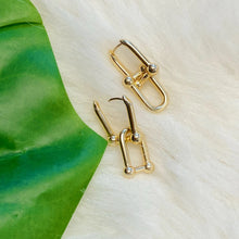 Zeamsil | Duo Connection Chain Link Earrings