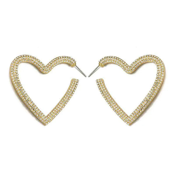 Zeamsil | Open Heart Earrings