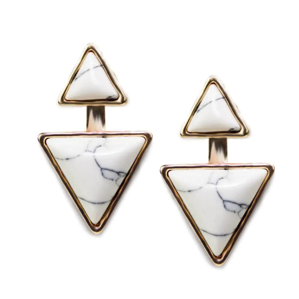 Zeamsil | Gypsy Earrings: Sea Salt White