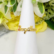 Zeamsil | Scripted Zodiac Ring