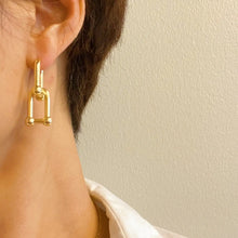 Zeamsil | Duo Connection Chain Link Earrings