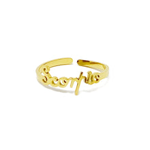 Zeamsil | Scripted Zodiac Ring