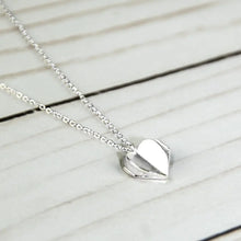 Zeamsil | Sterling Silver Double Heart Necklace